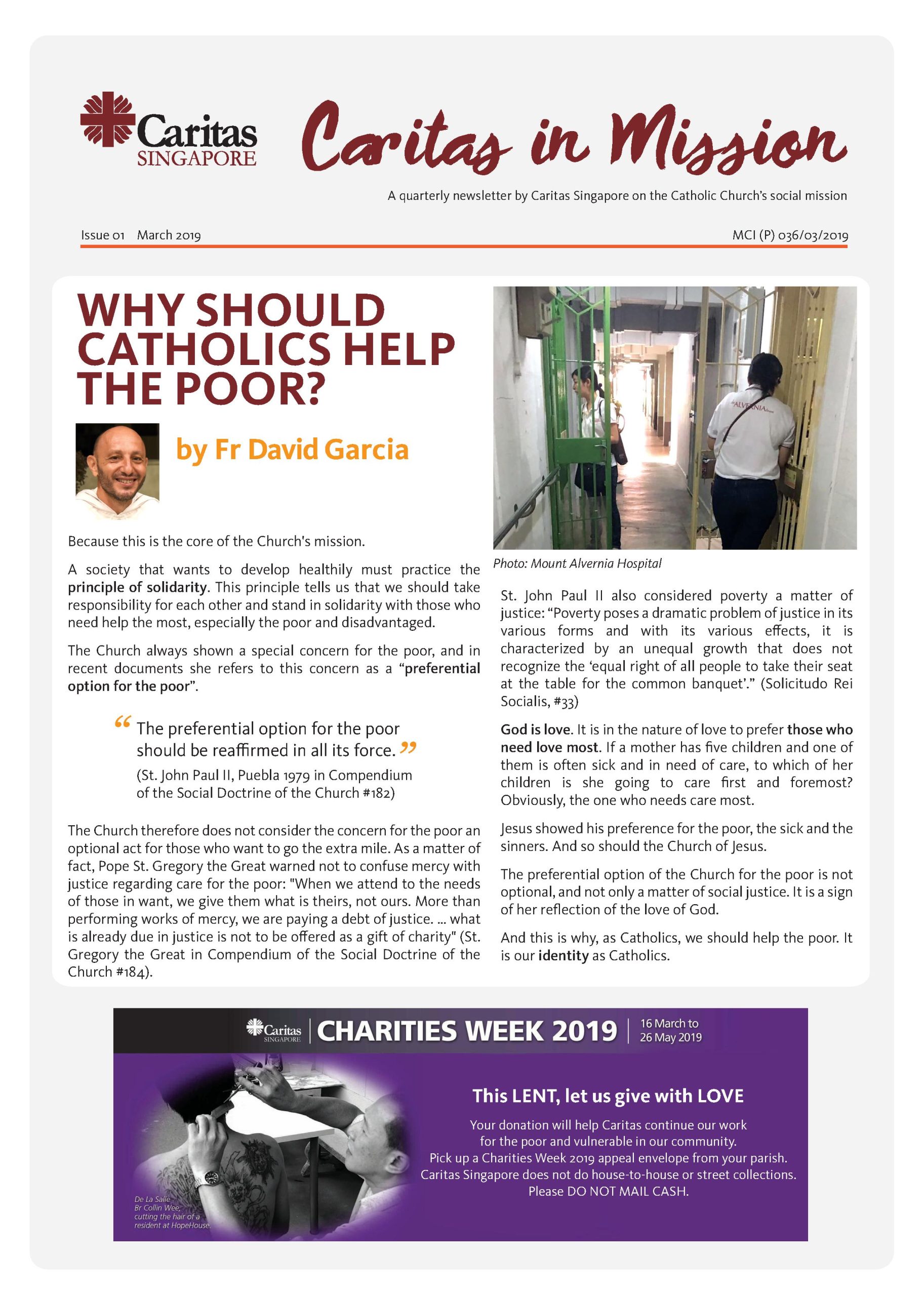 Caritas in Mission Issue 01 March 2019 scaled