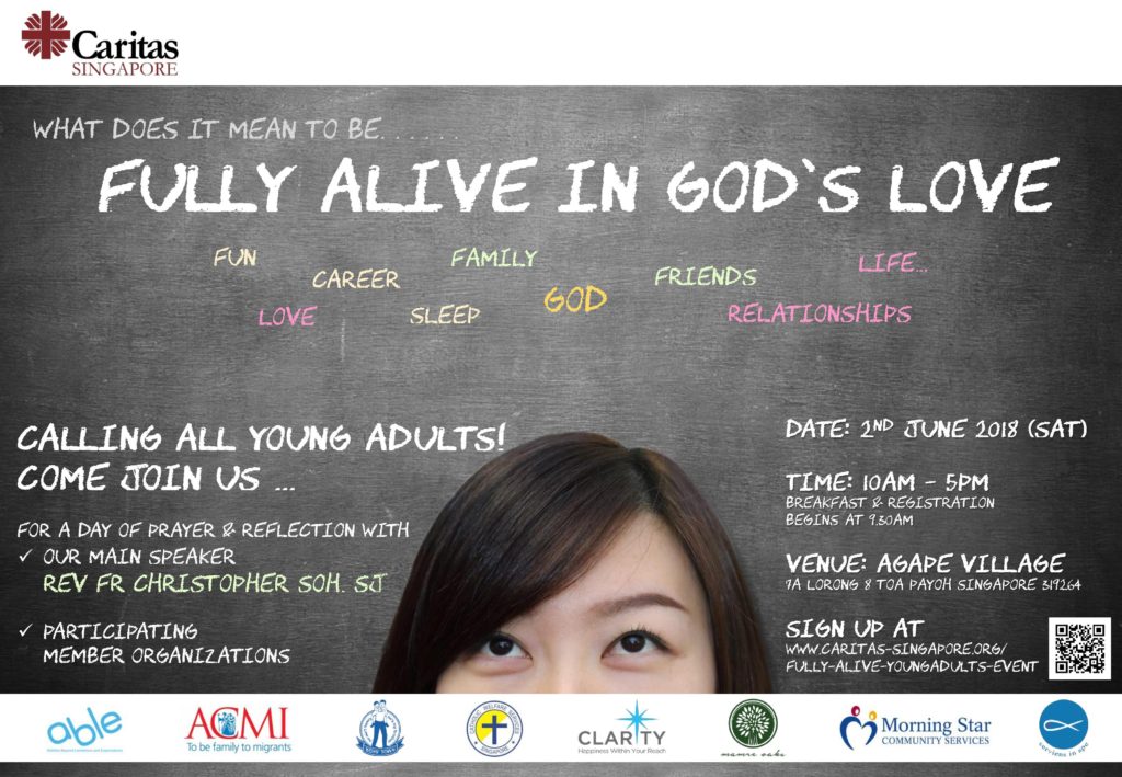 Fully Alive in God s Love Poster